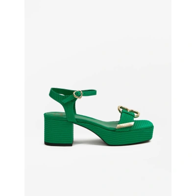 Love Moschino Sandále Zelená