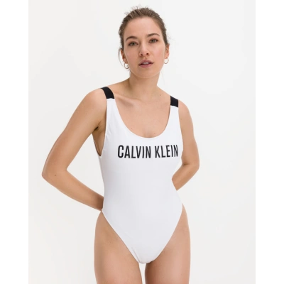 Calvin Klein Jednodílné plavky Bílá