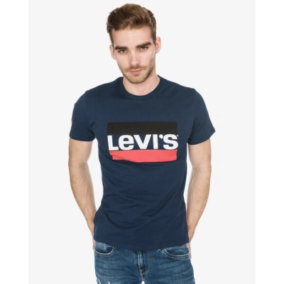 Levi's® Sportwear Graphic Triko Modrá