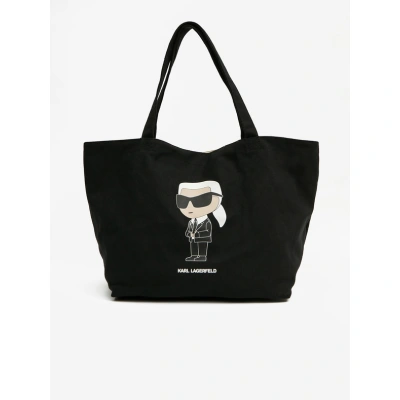 Karl Lagerfeld Ikonik Shopper taška Černá