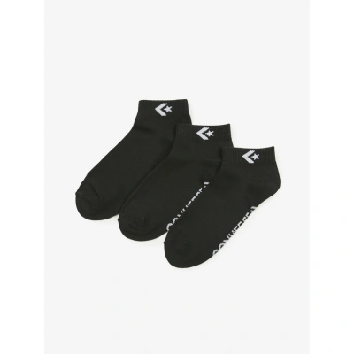 Converse Ponožky 3 páry Černá