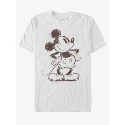 ZOOT.Fan Disney Mickey Mouse Triko Bílá